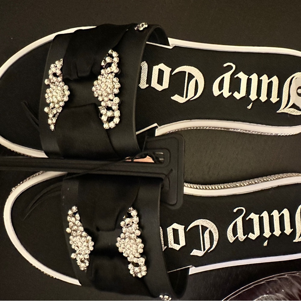 SOLD Juicy Couture Black Slide Sandals